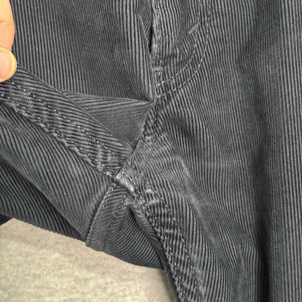 Levi's 514 Corduroy Pants Men's 33x30 Navy Blue‎ Straight Leg Y2K Dark Academia